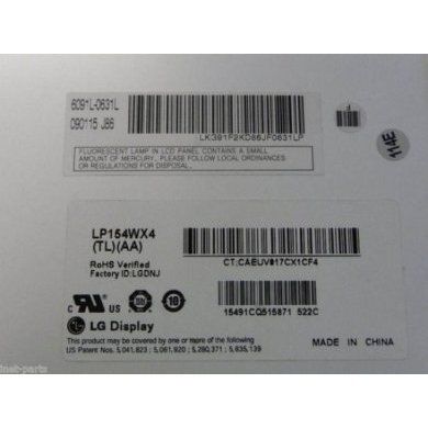 LP154WX4-TL-C1- Tela LCD HP LG PHILIPS LP154WX4 15.4