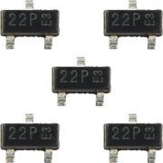 5x Transistor MOSFET P-CH 20V 2A LP2301 SOT-23 