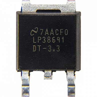 Regulador tensão 3.3V 500ma LP38691 DT-3.3 (Kit 10)