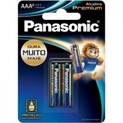 Panasonic Pilha Alcalina Premium AAA 1.5v Cartela com