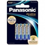 Panasonic Pilha Alcalina Premium AAA 1.5v Cartela com
