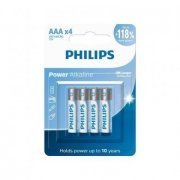 Philips Pilha Power Alkaline AAA 1.5V 4 Unidades 