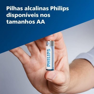 Philips Pilha Power Alkaline AA 1.5V 16 unidades