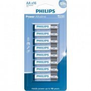 Philips Pilha Power Alkaline AA 1.5V 16 unidades 