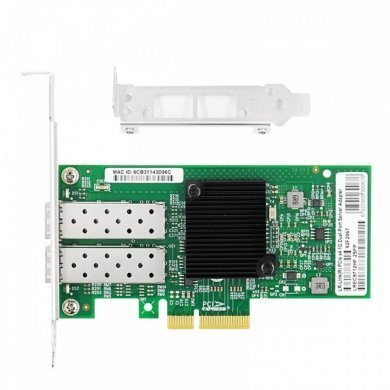 LREC9712HF-2SFP LR-Link Placa de Rede Dual Port SFP Gigabit PCIe x4