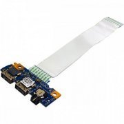 Placa de áudio e USB Dell Inspiron 5558 5566 5458 aco
