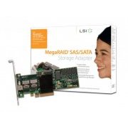Controladora LSI MegaRAID SAS 8708EM2 128MB Cache 8 Canais SAS/SATAII 300MBps, PCI-E x8, 2x SFF-8087 Internos 