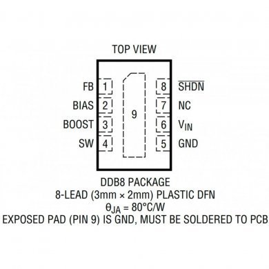 CI LDPR PWM buck DFN8 SMD