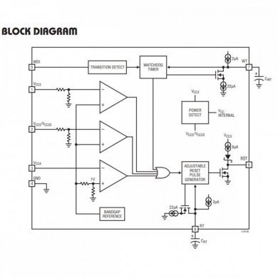 LTC1726EMS8-5 Ci supervisor de tensão com Reset e Watchdog Timer