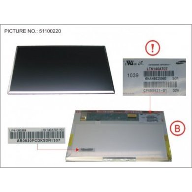 LTN140AT07 Tela Notebook 14 Resolution WXGA HD