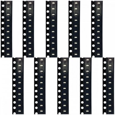 Led amarelo SMD 0605 1.9V 20mA (kit 100 unidades)