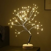 Luminária árvore led cerejeira decorativa alimentação