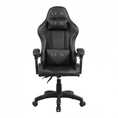 LVC01DN-BLK Level cadeira gamer preta reclinável para até 100KG