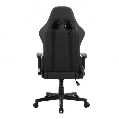 Level cadeira gamer preta reclinável até 120KG