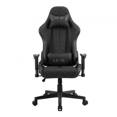 LVC03BI-BLK Level cadeira gamer preta reclinável até 120KG