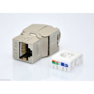 LW-KJ28F-C6A Linkway Keystone CAT6A Blindado