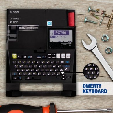 LW-PX750PCD EPSON Impressora de Etiquetas Portátil Delux Kit