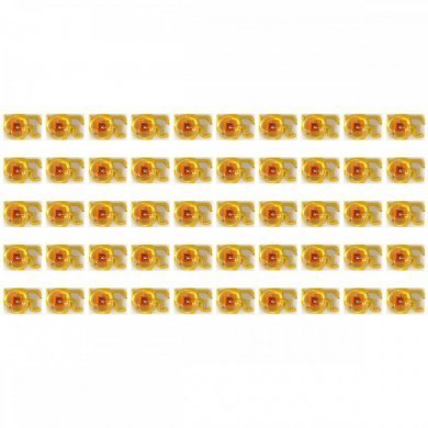 50x LED vermelho alto brilho 2.9V 350mA