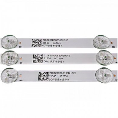 M08-TP43030-0901N-4131C 3x Barra LED original aluminio TV Philips e AOC 43