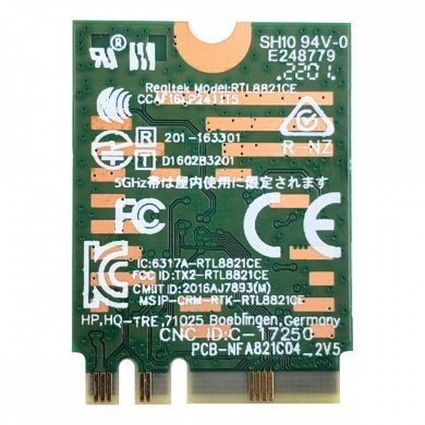 M09715-001 Placa wifi RTL8821CE Bluetooth 4.2 WiFi 802.11ac