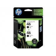 Cartucho de Tinta HP 46 Preto 52ML Pacote Duplo