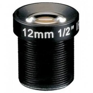 M12B1216IR Basler EVETAR lente íris fixa 12mm F1.6 IR S-Mount