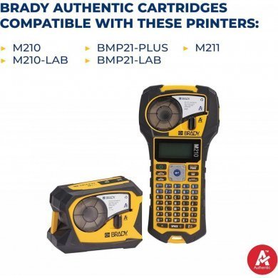 M21-125-C-342 Brady Etiqueta BMP21 2,13m x 5,969mm PT no BR