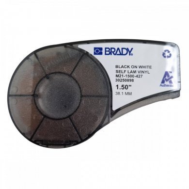 M21-1500-427 Etiqueta Brady original auto laminada 38mm 4.27m