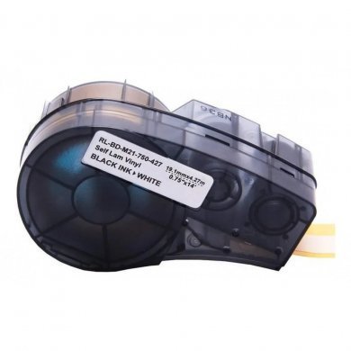FITA COMPATÍVEL BRADY 38.1mm 4.27M Preto / Branco