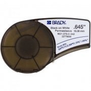 Brady Fita Polyolefin Preto sobre Branco 16.38 mm 2.13 m PermaSleeve Termo retrátil