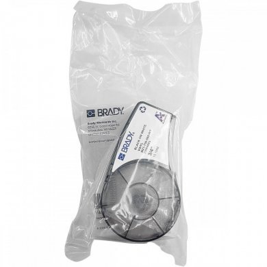M21-750-595-WT Etiqueta Brady original 3/4 19.1mm preto no branco