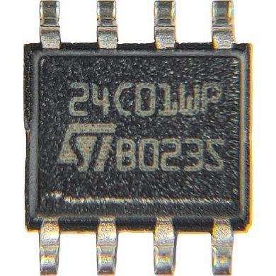 M24C01-WMN6P 5x 24C01WP CMOS Flash EEPROM 1Kb 128x8 i2C SOP-8