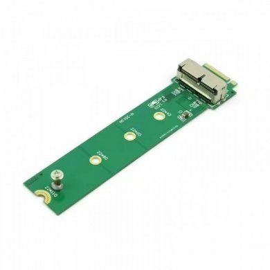 Adaptador SSD PCIe 12+16 pinos para M.2 NGFF M-Key