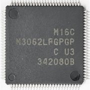 Microcontrolador 20MHz 256KB 3/5V 100-LFQFP Single Chip 16BIT CMOS Microcomputer M16CM30624FGPGPCU3C