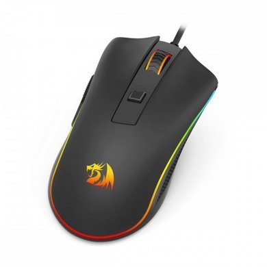 Redragon mouse gamer Cobra Cypher Lite 12800DPI RGB preto