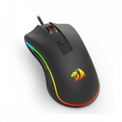 Redragon mouse gamer Cobra Cypher Lite 12800DPI RGB preto