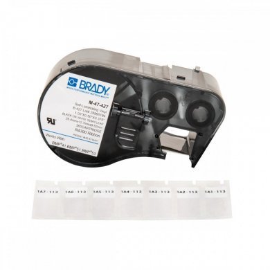 M-47-427 Brady etiqueta auto laminada para BMP41 BMP51 BMP53