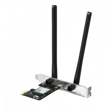 MA80XE Mercusys placa PCIe Wi-fi 6 AX3000 com Bluetooth 5.2