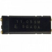 Cristal oscilador 11.0592M 11MHz SMD 4 terminais 13.46mm x 5.08mm