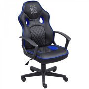 PCYes cadeira gamer Mad Racer STI Master preto com azul suporta até 120Kg 