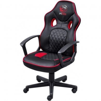 PCYES cadeira gamer Mad Racer STI Master vermelho