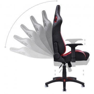 MADV10VMGL PCYes cadeira gamer Mad Racer V10 suporta 180kg