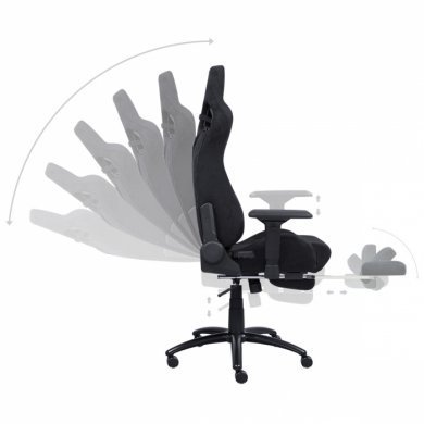 PCYES Cadeira Gamer Mad Racer V12 Preto