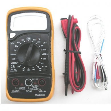 MAS-838 Multimetro Digital TBLACK com Termômetro