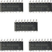 5x Interface IC RS232 5V Dual Line Driver Full Duplex 2 Receiver