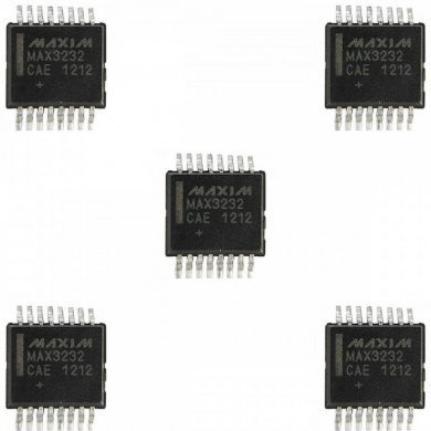 MAX3232CAE Kit 5x MAX3232CAE True RS232 Transceiver SSOP-16