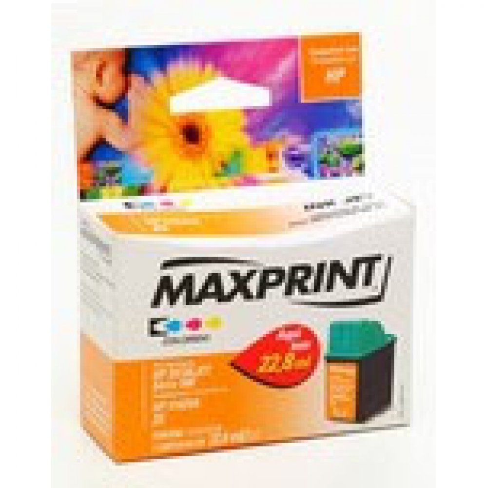 Cartucho de Tinta Maxprint 49 Colorido 22.8ml, Compat
