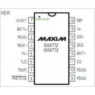 MAX712CPE CI MAXIM MAX712 Battery Management NiCd/NiMH