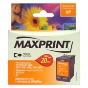 Cartucho de Tinta Maxprint 27 Preto 20ml Compatível c