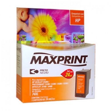 MAXCB336WL Cartucho de Tinta Maxprint 74XL Preto